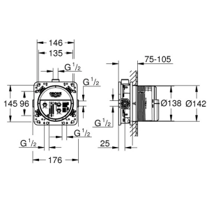 Grohe Eurocube 26415SC3