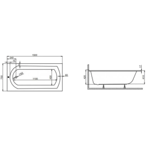 Polimat Classic Slim 150x75 00287