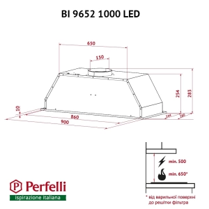 Perfelli BI 9652 I 1000 LED