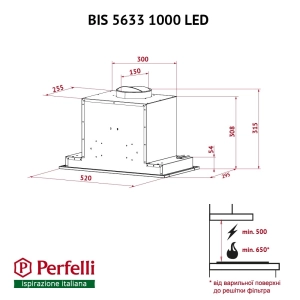 Perfelli BIS 5633 I 1000 LED