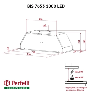 Perfelli BIS 7653 I 1000 LED