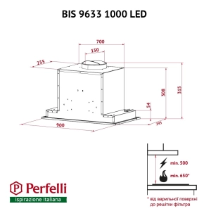 Perfelli BIS 9633 I 1000 LED