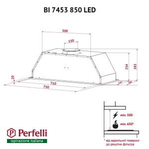 Perfelli BI 7453 I 850 LED