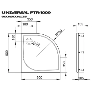 Devit Universal 90x90 FTR4009