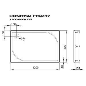 Devit Universal 120x80 FTR4112