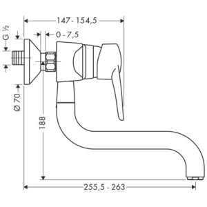 Batidora Hansgrohe Metropol E 14840000