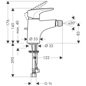 Batidora Hansgrohe Metropol E 14270000