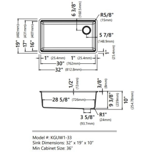 Kraus Bellucci KGUW1-33WH