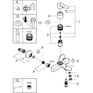 Grohe BauEdge 12336TS