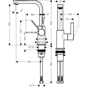 Hansgrohe Metris S 31161000