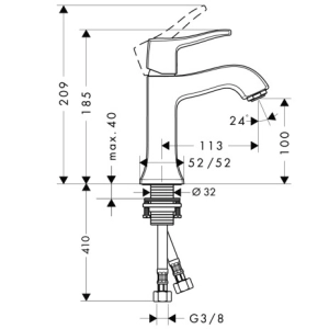 Hansgrohe Metris Classic 31077000