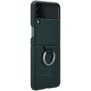 Samsung Silicone Cover with Ring for Galaxy Z Flip