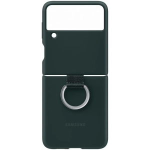 Samsung Silicone Cover with Ring for Galaxy Z Flip