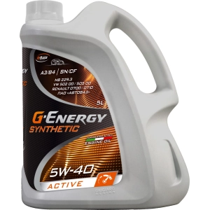 Aceite de motor G-Energy Synthetic Active 5W-40 5L