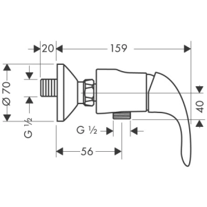 Batidora Hansgrohe Focus E 31760000