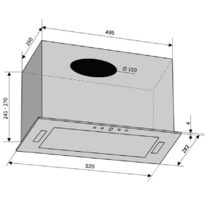 VENTOLUX Punto 520/282 WG 1000 TRC