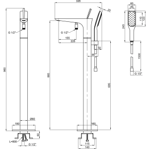 Q-tap Podlaha 19103VDC