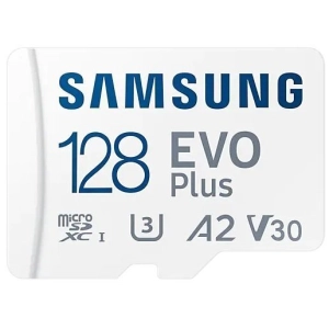 Tarjeta de memoria Samsung EVO Plus A2 V30 UHS-I U3 128 Gb