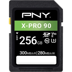 Tarjeta de memoria PNY X-PRO 90 Class 10 U3 V90 UHS-II SDXC 256Gb