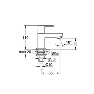 Grohe Eurocube 23137000