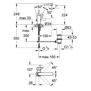 Grohe Eurocube 23135000