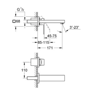 Grohe Eurocube 19895000