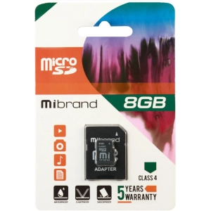 Mibrand microSDHC Class 4 + Adapter