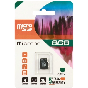 Tarjeta de memoria Mibrand microSDHC Class 4 4Gb