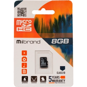 Mibrand microSDHC Class 10 8Gb