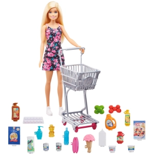 Muñeco Barbie Doll and Supermarket GTK94