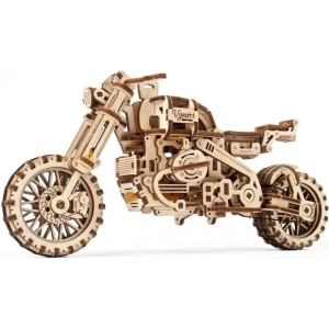 UGears Motorcycle Scramber with Sidecar 70137