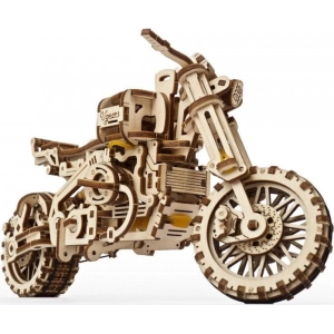 UGears Motorcycle Scramber with Sidecar 70137