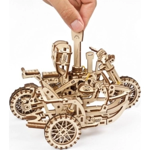 UGears Motorcycle Scramber with Sidecar 70137