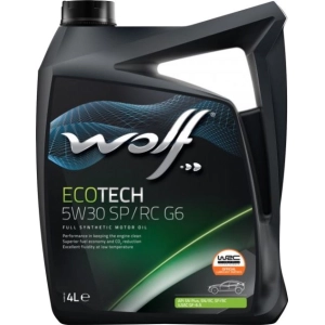 Aceite de motor WOLF Ecotech 5W-30 SP/RC G6 4L