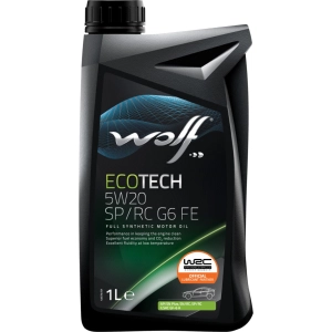 Aceite motor WOLF Ecotech 5W-20 SP/RC G6 FE 1L