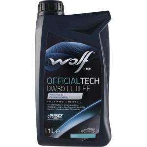 Aceite motor WOLF Officialtech 0W-30 LL-III FE 1L