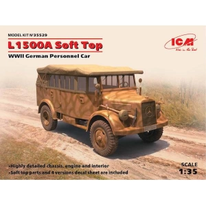 Montaje modelo ICM L1500A Soft Top (1:35)