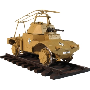 Conjunto modelo ICM Panzerspahwagen P 204 (f) Railway (1:35)