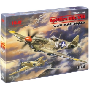 Montaje modelo ICM Spitfire Mk.VIII US Air Force Fighter (1:48)