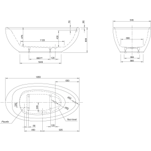 Bañera Knief Lounge 185x95 0100-089