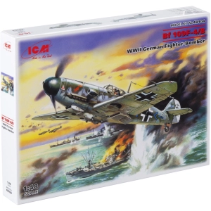 Kit de construcción ICM Bf 109F-4/B (1:48)