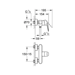 Grohe Eurodisc Cosmopolitan 33569002