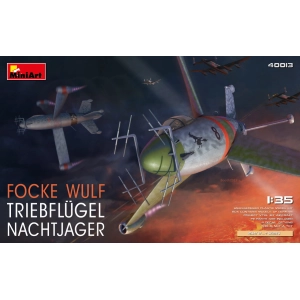 Modelo composite MiniArt Focke Wulf Triebflugel Nachtjager (1:35)