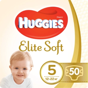 Pañales Huggies Elite Soft 5 / 50 pcs