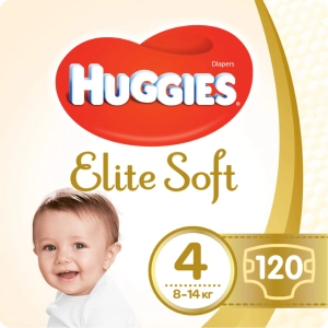 Pañales Huggies Elite Soft 4 / 120 pcs