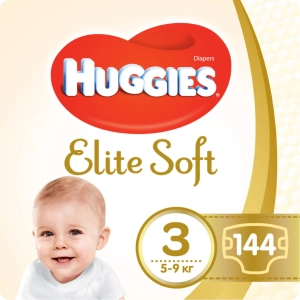 Pañales Huggies Elite Soft 3 / 144 pcs