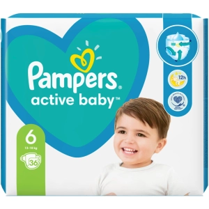 Pañales Pampers Active Baby 6 / 36 pcs