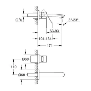 Grohe Eurostyle Cosmopolitan 19571002