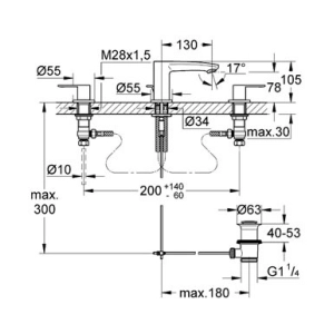 Grohe Eurostyle Cosmopolitan 20208002