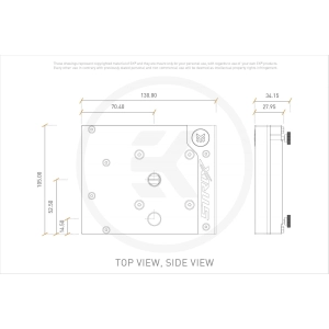 EKWB EK-FB ASUS Strix X299-E RGB Monoblock - Nickel